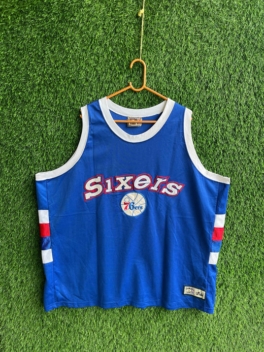 Basketball Jerseys Sixers (Patchwork) (Oversized Sleeveless T shirt or Jersey Unisex)