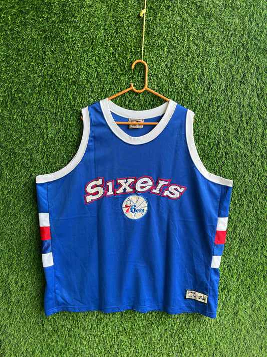 NBA Sixers (Patchwork) (Oversized Sleeveless T shirt or Jersey Unisex)