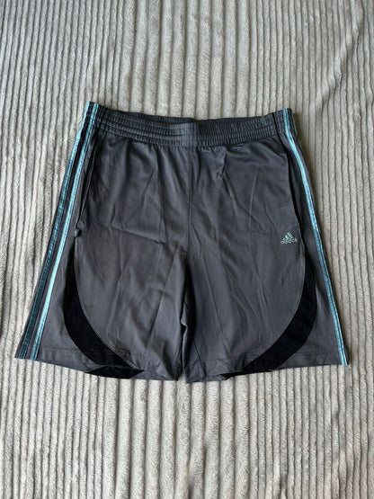 Adid@s SHORTS 3 blue shiny stripes