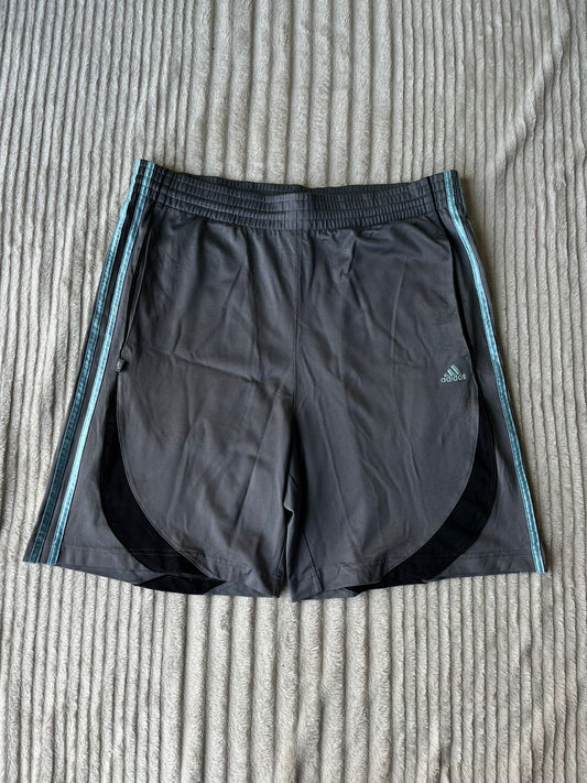 Adid@s SHORTS 3 blue shiny stripes