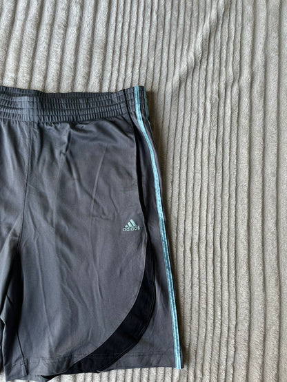 Adid@s SHORTS 3 blue shiny stripes