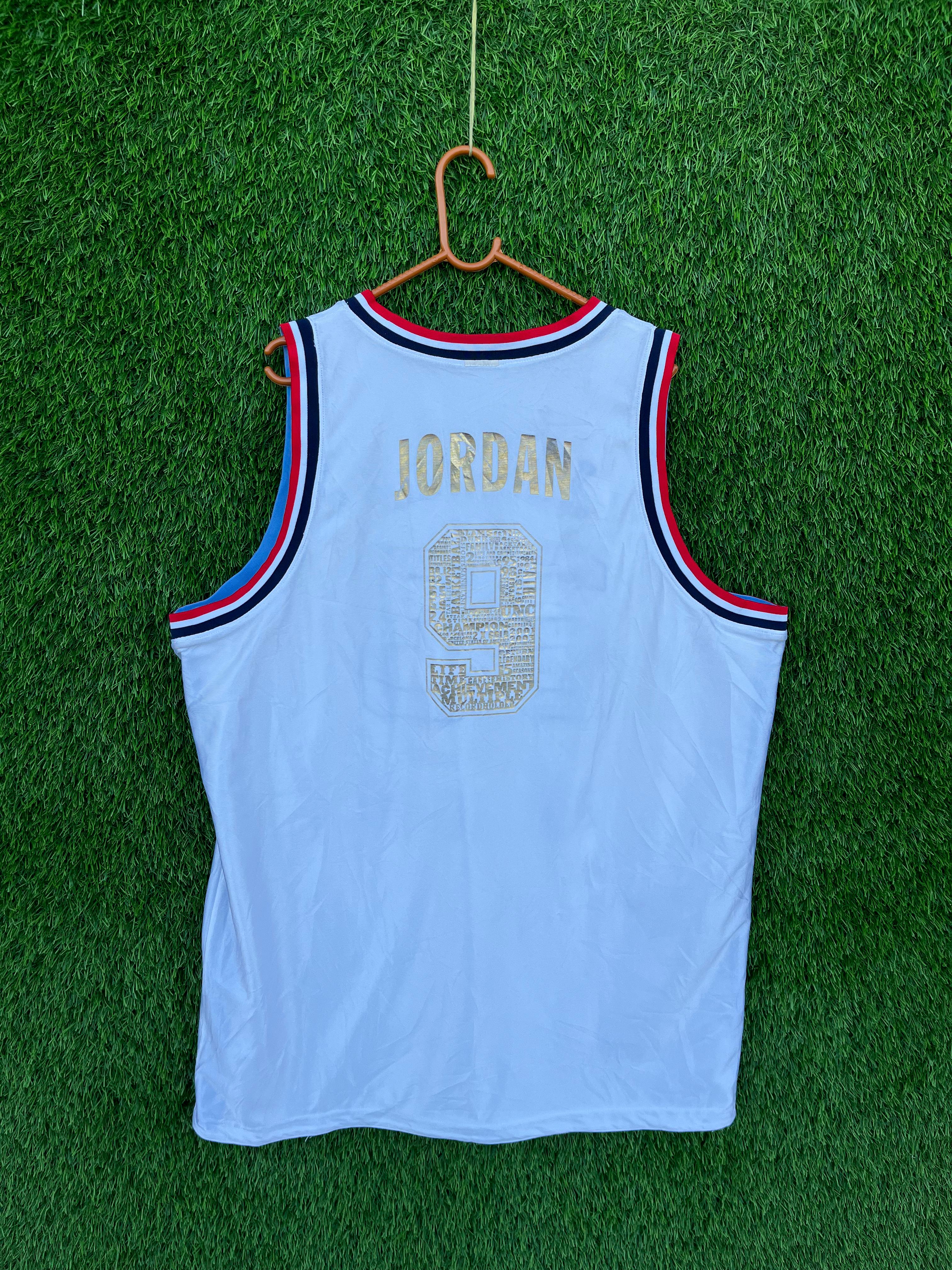 Vintage Reversible NBA North Carolina Jordan Usa (Oversized Sleeveless T shirt or Jersey Unisex)