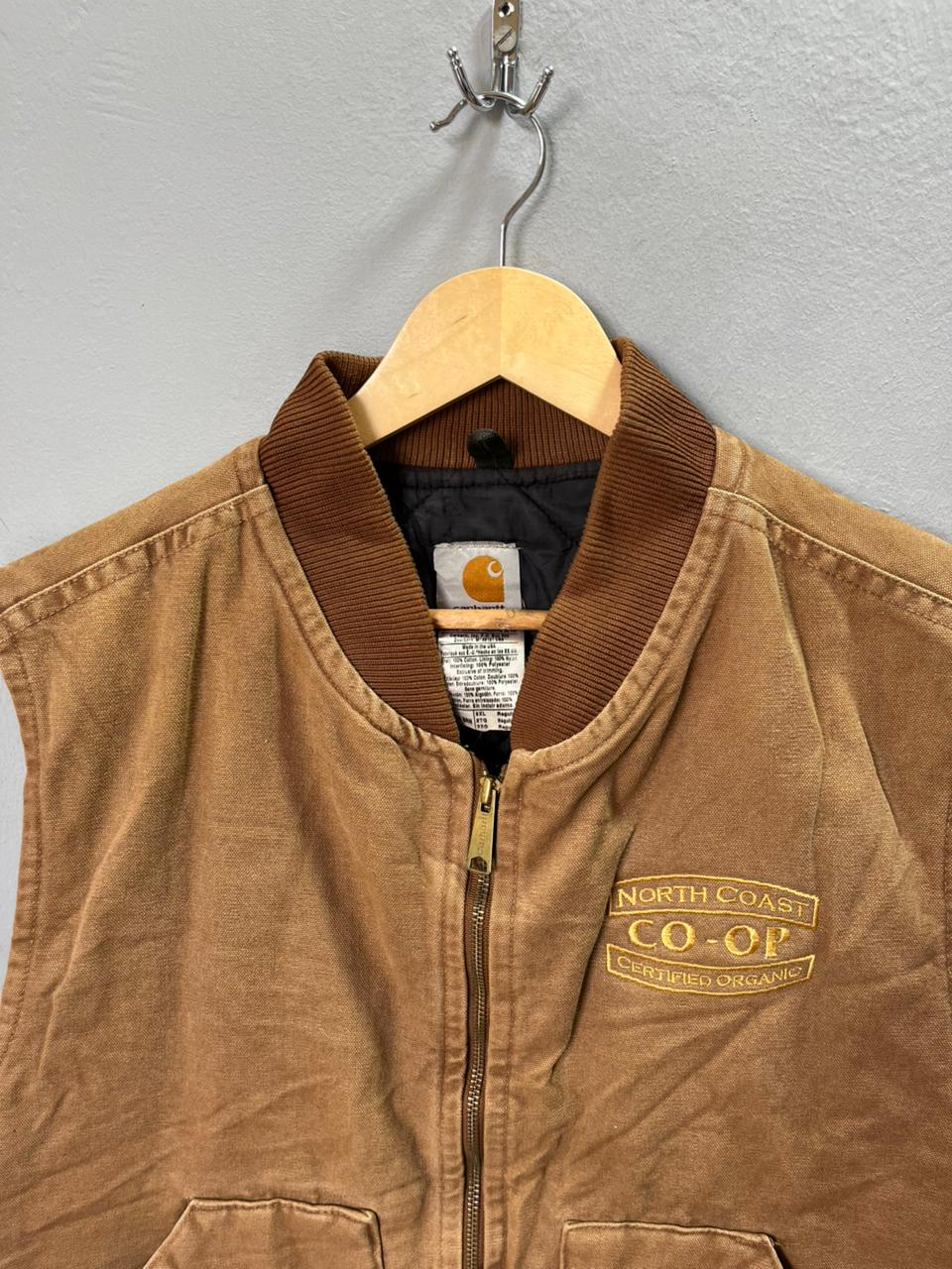 Carhartt vintageブラウン ジャンパー Rare Vintage North coast Carhartt Jacket Downvest – Thrift Wallet