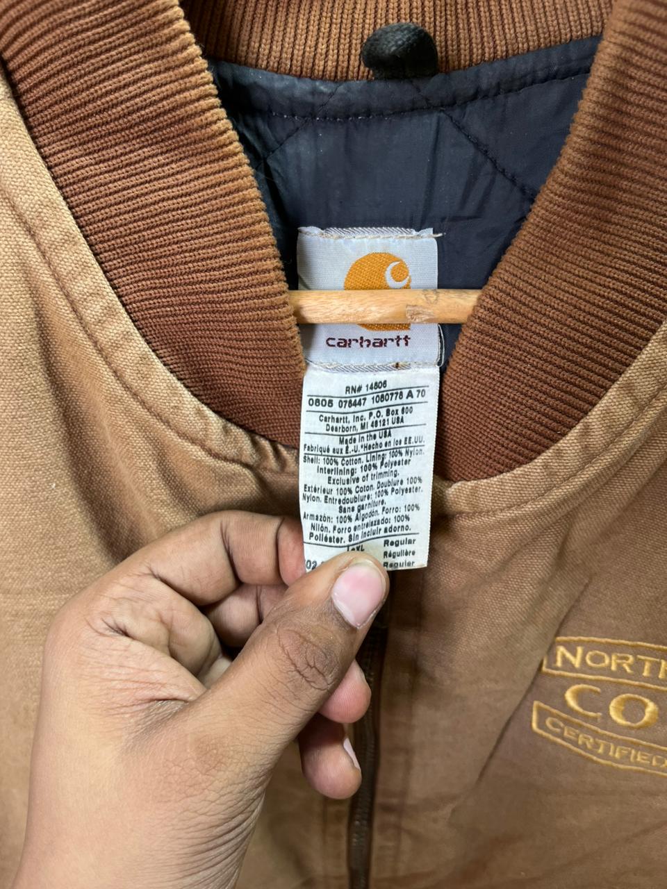Rare Vintage North coast Carhartt Jacket Downvest – Thrift Wallet