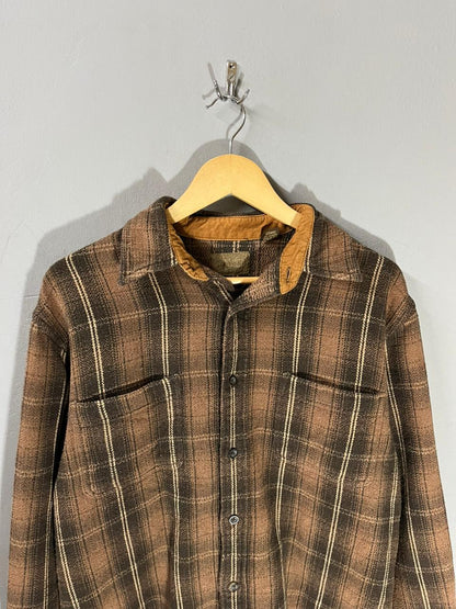 St. john Bay Heavy Vintage Flannel Shirt for Men & Women | Oversized Checked Cotton Shirt | Winter Casual Wear India