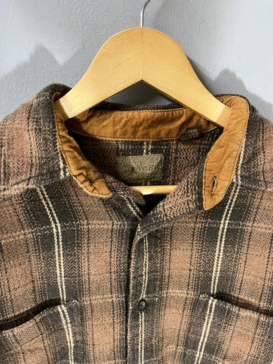 St. john Bay Heavy Vintage Flannel Shirt for Men & Women | Oversized Checked Cotton Shirt | Winter Casual Wear India