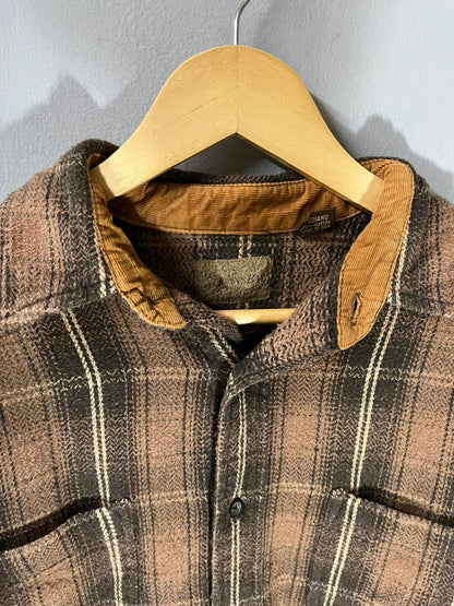 St. john Bay Heavy Vintage Flannel Shirt for Men & Women | Oversized Checked Cotton Shirt | Winter Casual Wear India