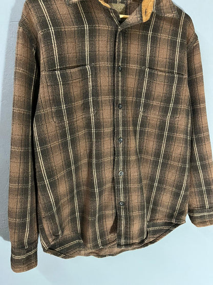 St. john Bay Heavy Vintage Flannel Shirt for Men & Women | Oversized Checked Cotton Shirt | Winter Casual Wear India