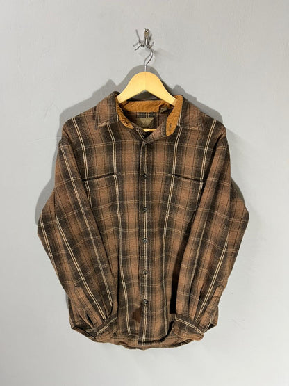 St. john Bay Heavy Vintage Flannel Shirt for Men & Women | Oversized Checked Cotton Shirt | Winter Casual Wear India