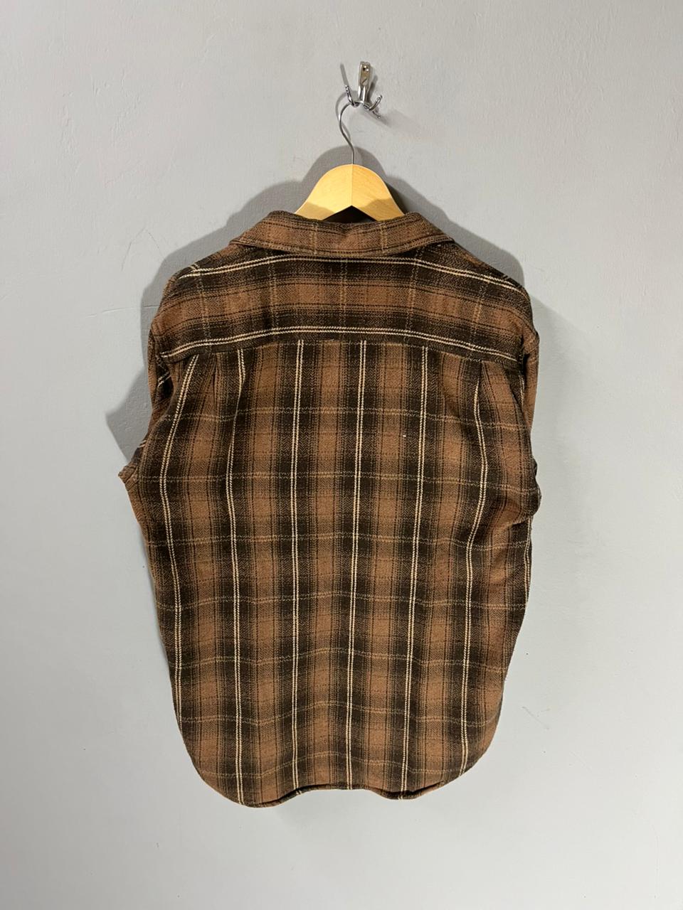 St. john Bay Heavy Vintage Flannel Shirt for Men & Women | Oversized Checked Cotton Shirt | Winter Casual Wear India