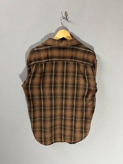 St. john Bay Heavy Vintage Flannel Shirt for Men & Women | Oversized Checked Cotton Shirt | Winter Casual Wear India