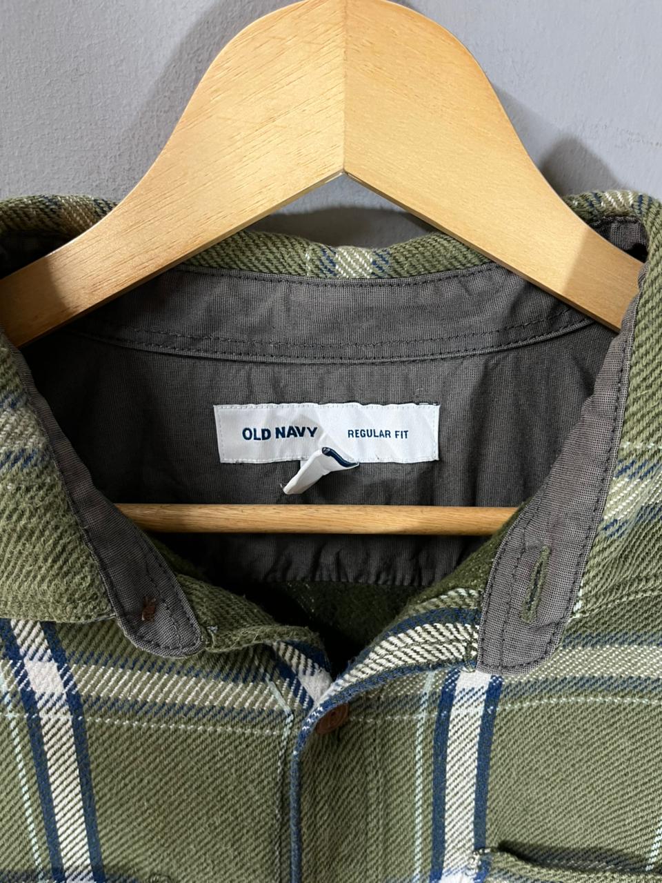 Old Navy Vintage Heavy Flannel Shirt for Men & Women | Oversized Checked Cotton Shirt | Winter Casual Wear India