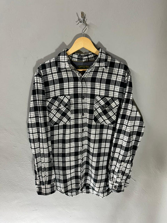 ANCHOR AGE Vintage Heavy Flannel Shirt for Men & Women | Oversized Checked Cotton Shirt | Winter Casual Wear India
