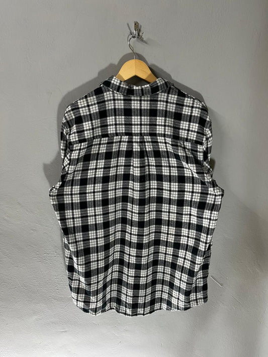ANCHOR AGE Vintage Heavy Flannel Shirt for Men & Women | Oversized Checked Cotton Shirt | Winter Casual Wear India