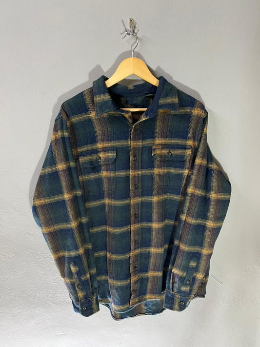 Orvis Vintage Heavy Flannel Shirt for Men & Women | Oversized Checked Cotton Shirt | Winter Casual Wear India