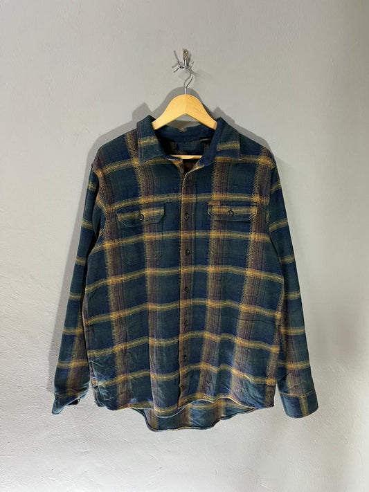 Orvis Vintage Heavy Flannel Shirt for Men & Women | Oversized Checked Cotton Shirt | Winter Casual Wear India