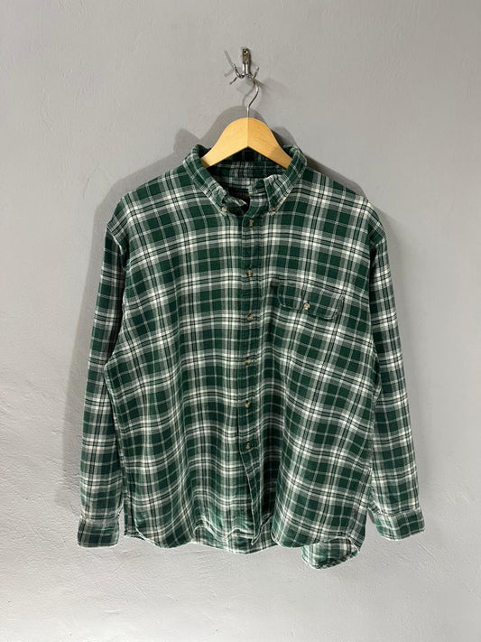 Saddle Bred Vintage Heavy Flannel Shirt for Men & Women | Oversized Checked Cotton Shirt | Winter Casual Wear India