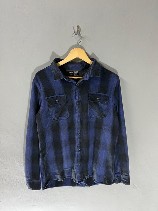 Truefit Vintage Heavy Flannel Shirt for Men & Women | Oversized Checked Cotton Shirt | Winter Casual Wear India