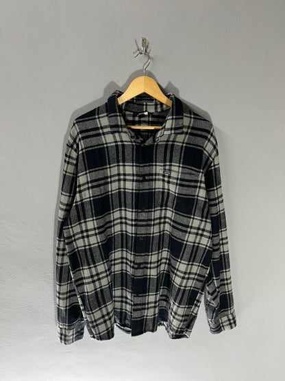 Volcom Vintage Heavy Flannel Shirt for Men Women Oversized