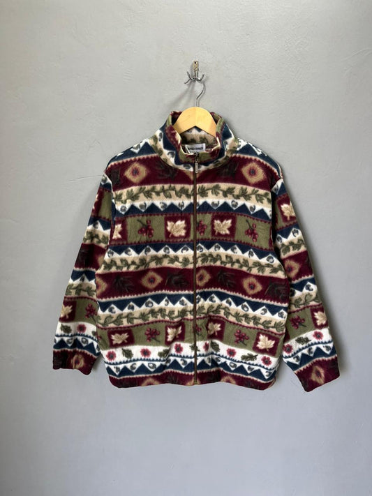 Vintage Style Alfred Dunner|FULL front zipper  | Fleece Jacket | Oversized Streetwear | Winterwear | Men Women | Cozy Fashion | Gym Fit | Online Shopping