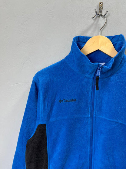 Columbia  | Full frontal zipper | Fleece Jacket | Oversized Streetwear | Winterwear | Men Women | Cozy Fashion | Gym Fit | Online Shopping