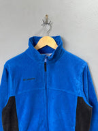 Columbia  | Full frontal zipper | Fleece Jacket | Oversized Streetwear | Winterwear | Men Women | Cozy Fashion | Gym Fit | Online Shopping
