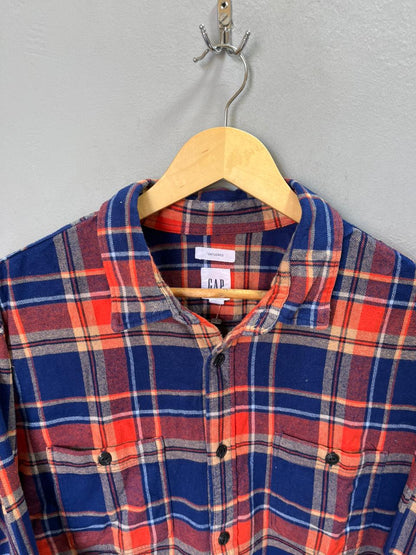 GAP Heavy Flannel Shirt for Men & Women | Oversized Checked Cotton Shirt | Winter Casual Wear India