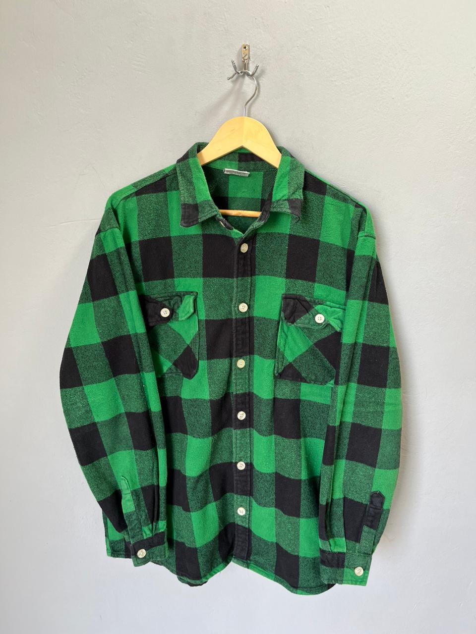 ROTHCO Heavy Flannel Shirt for Men & Women | Oversized Checked Cotton Shirt | Winter Casual Wear India