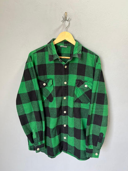 ROTHCO Heavy Flannel Shirt for Men & Women | Oversized Checked Cotton Shirt | Winter Casual Wear India