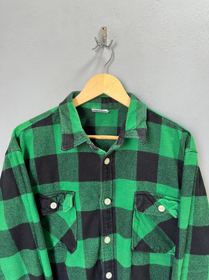 ROTHCO Heavy Flannel Shirt for Men & Women | Oversized Checked Cotton Shirt | Winter Casual Wear India