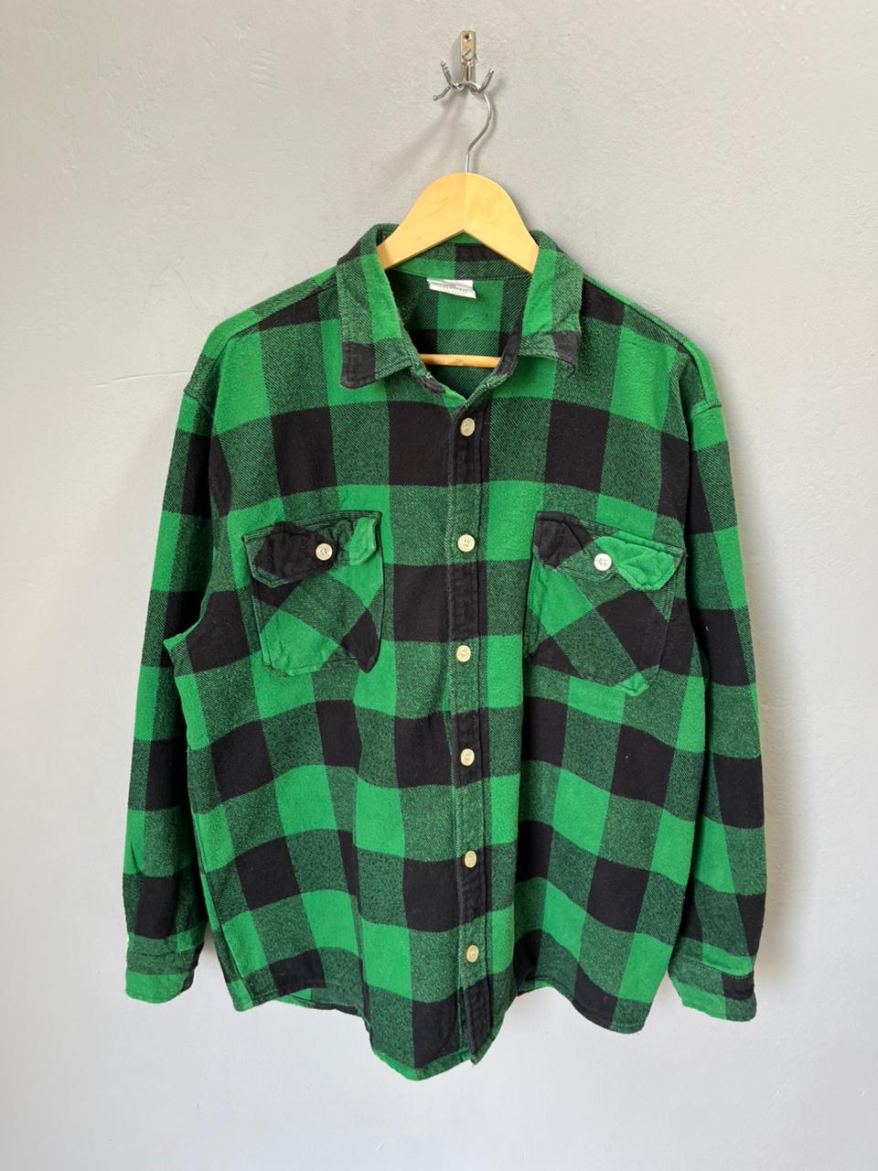 ROTHCO Heavy Flannel Shirt for Men & Women | Oversized Checked Cotton Shirt | Winter Casual Wear India