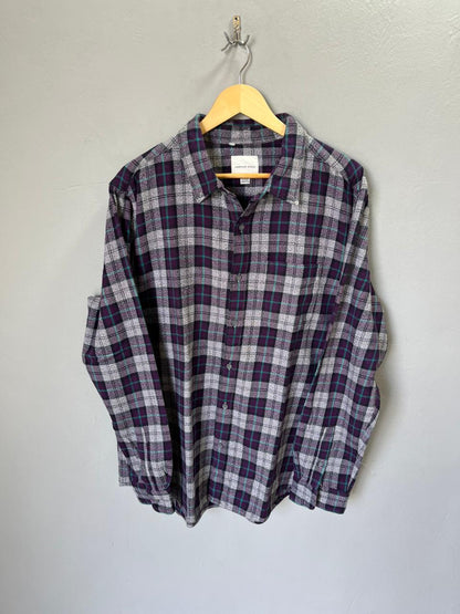 AMERICAN EAGLE Heavy Flannel Shirt for Men & Women | Oversized Checked Cotton Shirt | Winter Casual Wear India