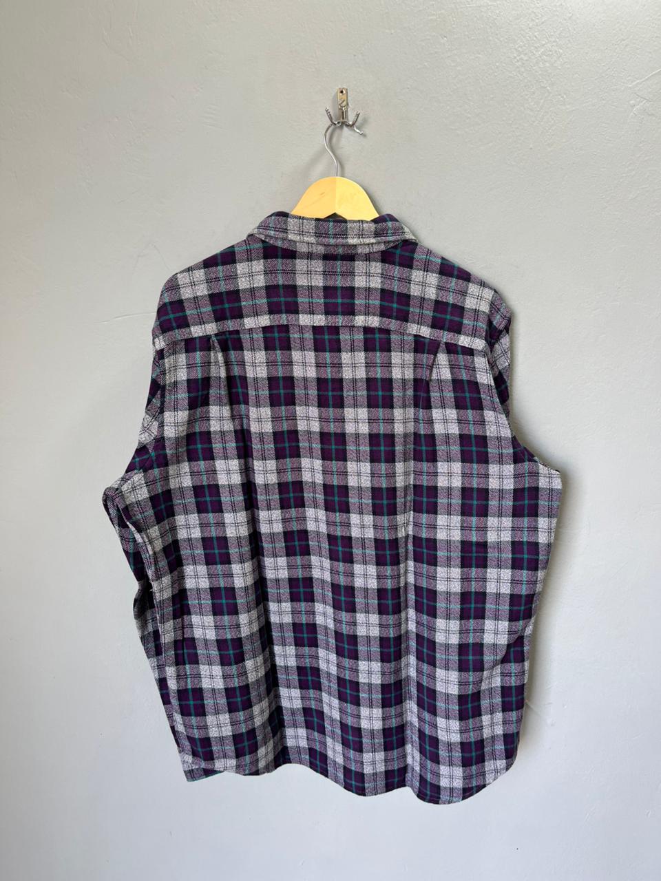 AMERICAN EAGLE Heavy Flannel Shirt for Men & Women | Oversized Checked Cotton Shirt | Winter Casual Wear India