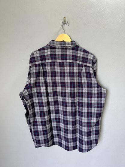 AMERICAN EAGLE Heavy Flannel Shirt for Men & Women | Oversized Checked Cotton Shirt | Winter Casual Wear India