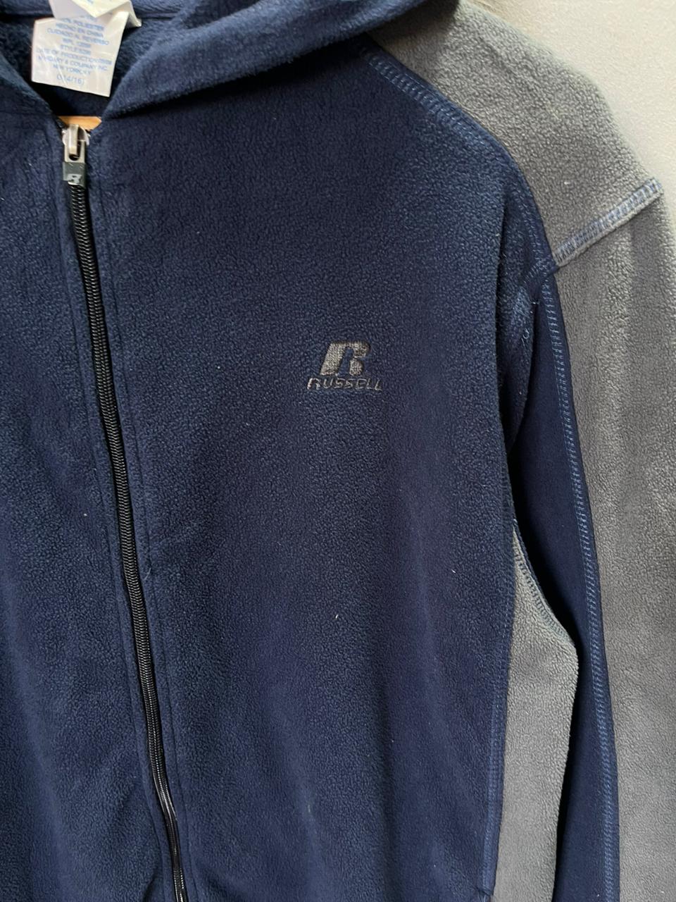 Russell Hooded |FULL front zipper  | Fleece Jacket | Oversized Streetwear | Winterwear | Men Women | Cozy Fashion | Gym Fit | Online Shopping