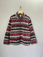 Alfred Dunner |FULL front zipper  | Fleece Jacket | Oversized Streetwear | Winterwear | Men Women | Cozy Fashion | Gym Fit | Online Shopping