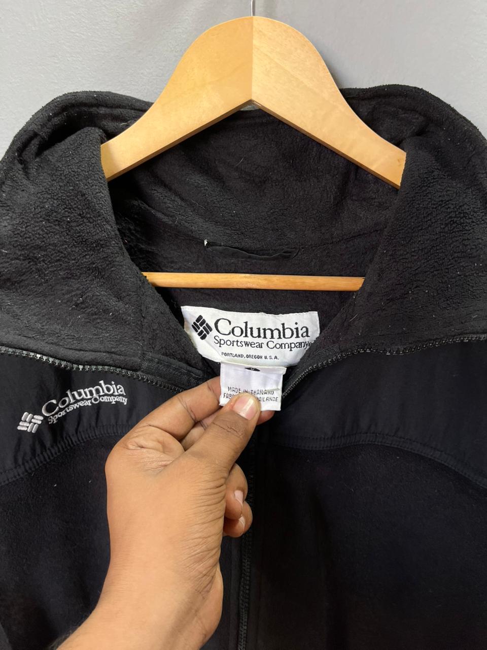 Columbia |FULL front zipper  | Fleece Jacket | Oversized Streetwear | Winterwear | Men Women | Cozy Fashion | Gym Fit | Online Shopping