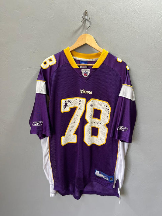 NFL VIKING 78 BIRK Jersey |Vintage Oversized Streetwear | Men Women |  Online Shopping