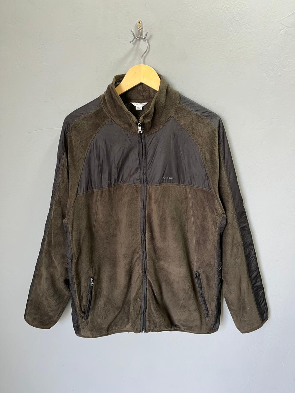 Calvin Klein |FULL front zipper  | Fleece Jacket | Oversized Streetwear | Winterwear | Men Women | Cozy Fashion | Gym Fit | Online Shopping