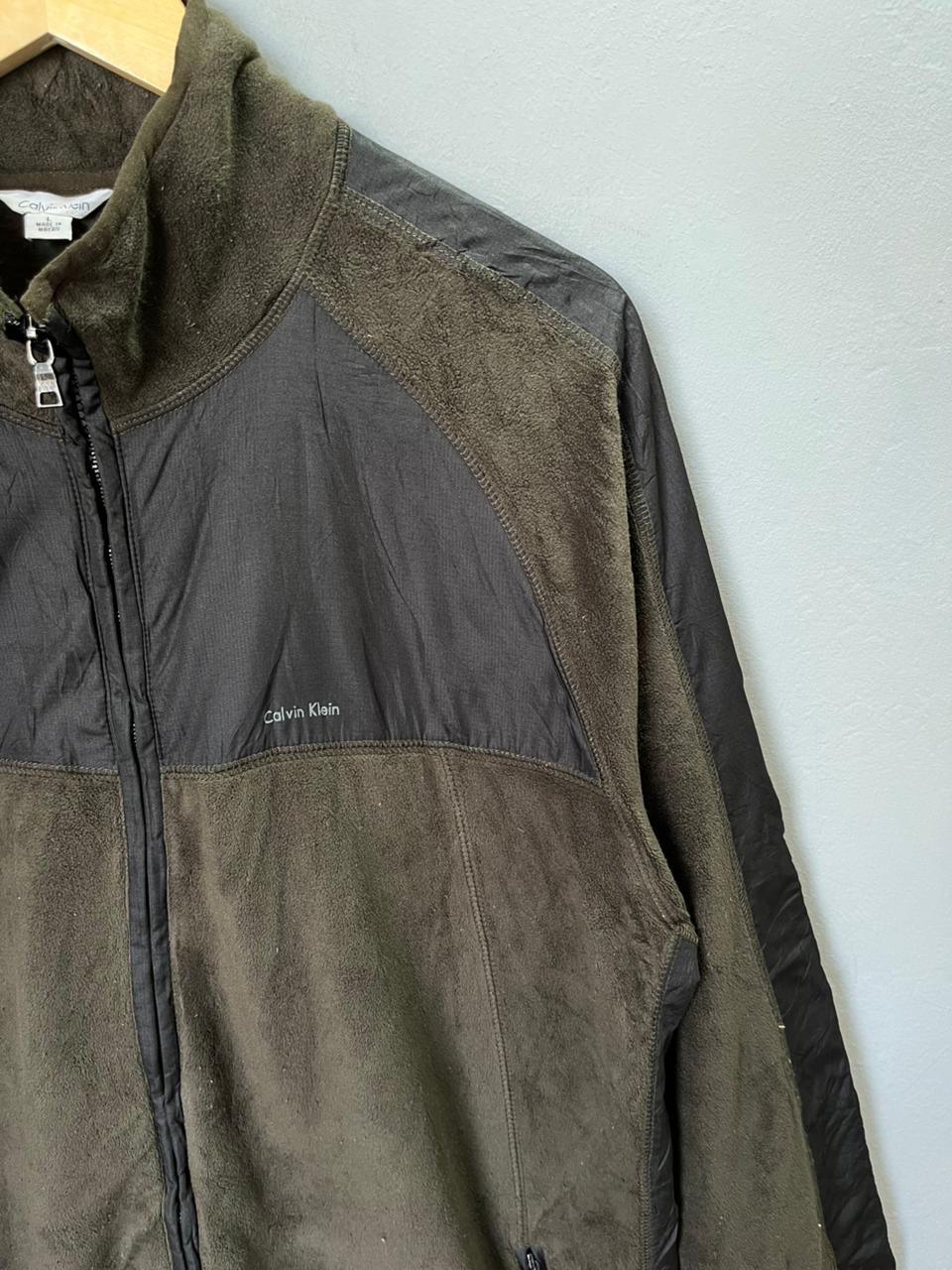 Calvin Klein |FULL front zipper  | Fleece Jacket | Oversized Streetwear | Winterwear | Men Women | Cozy Fashion | Gym Fit | Online Shopping