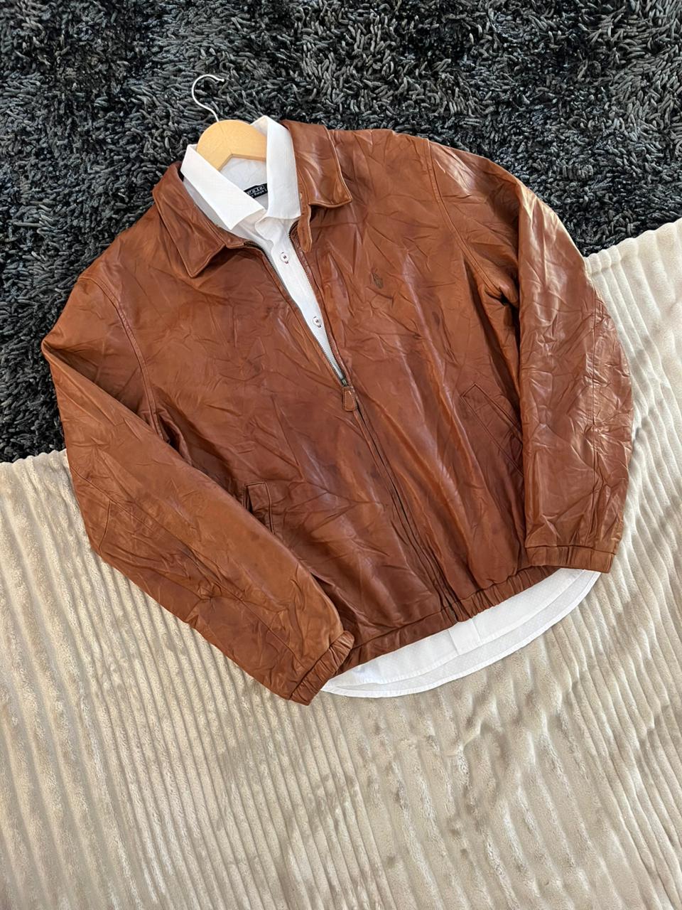 Polo by R@lph L@uren| Geniune Leather Jacket| Winterwear|Streetwear