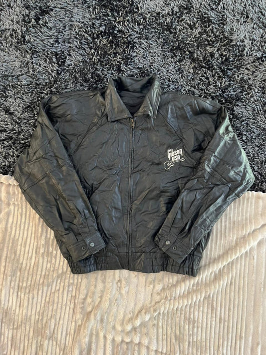 Gibson USA | Bomber Leather Jacket| Winterwear|Streetwear