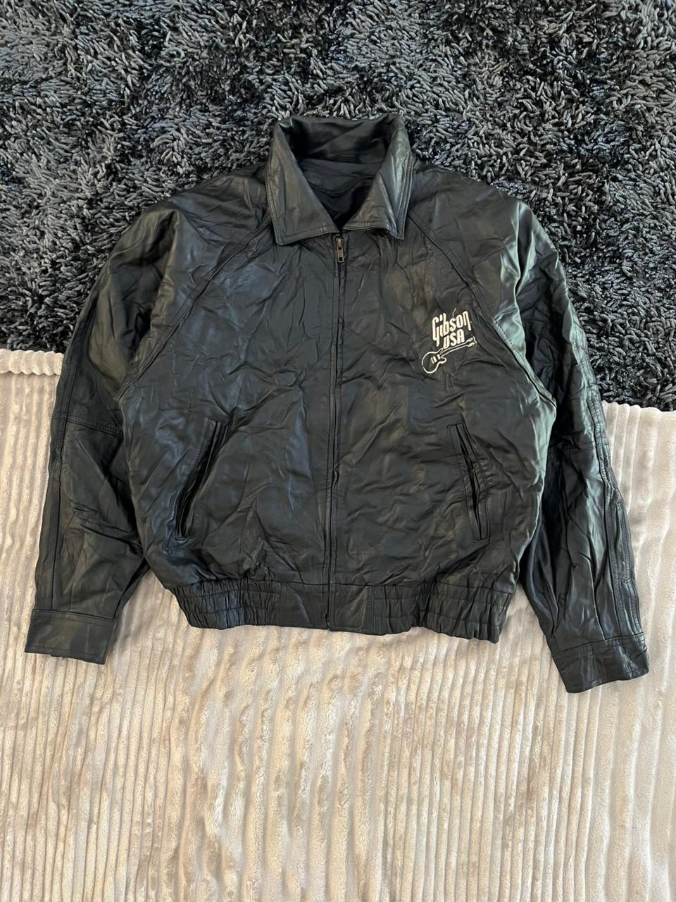 Gibson USA | Bomber Leather Jacket| Winterwear|Streetwear