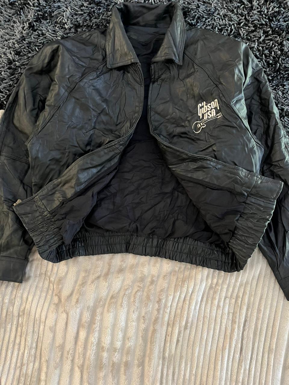 Gibson USA | Bomber Leather Jacket| Winterwear|Streetwear