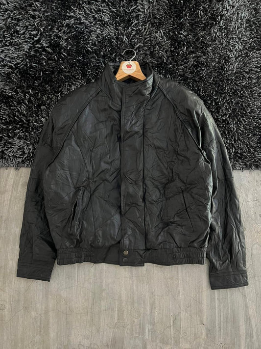 Thinsalute | Bomber Leather Jacket| Winterwear|Streetwear