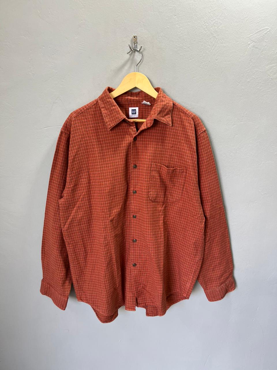 GAP Heavy Flannel Shirt for Men & Women | Oversized Checked Cotton Shirt | Winter Casual Wear India