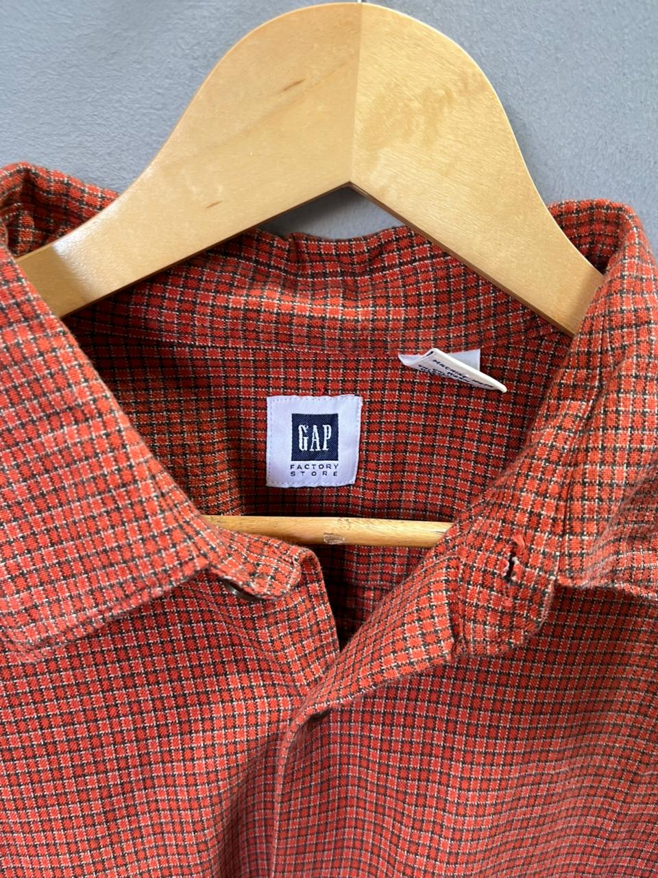 GAP Heavy Flannel Shirt for Men & Women | Oversized Checked Cotton Shirt | Winter Casual Wear India