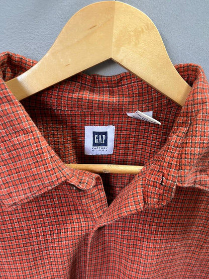 GAP Heavy Flannel Shirt for Men & Women | Oversized Checked Cotton Shirt | Winter Casual Wear India
