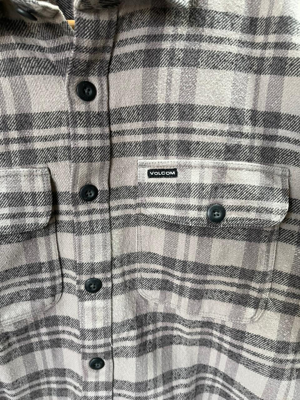 VOLCOM Heavy Flannel Shirt for Men & Women | Oversized Checked Cotton Shirt | Winter Casual Wear India