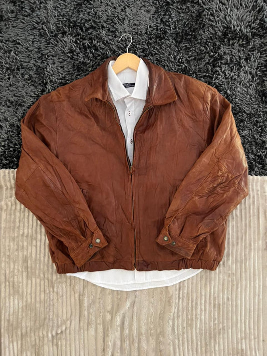 Couture | Vintage Leather Jacket| Winterwear|Streetwear